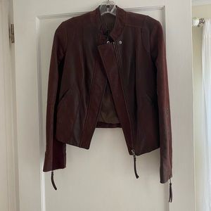 Free People Leather Jacket NWOT